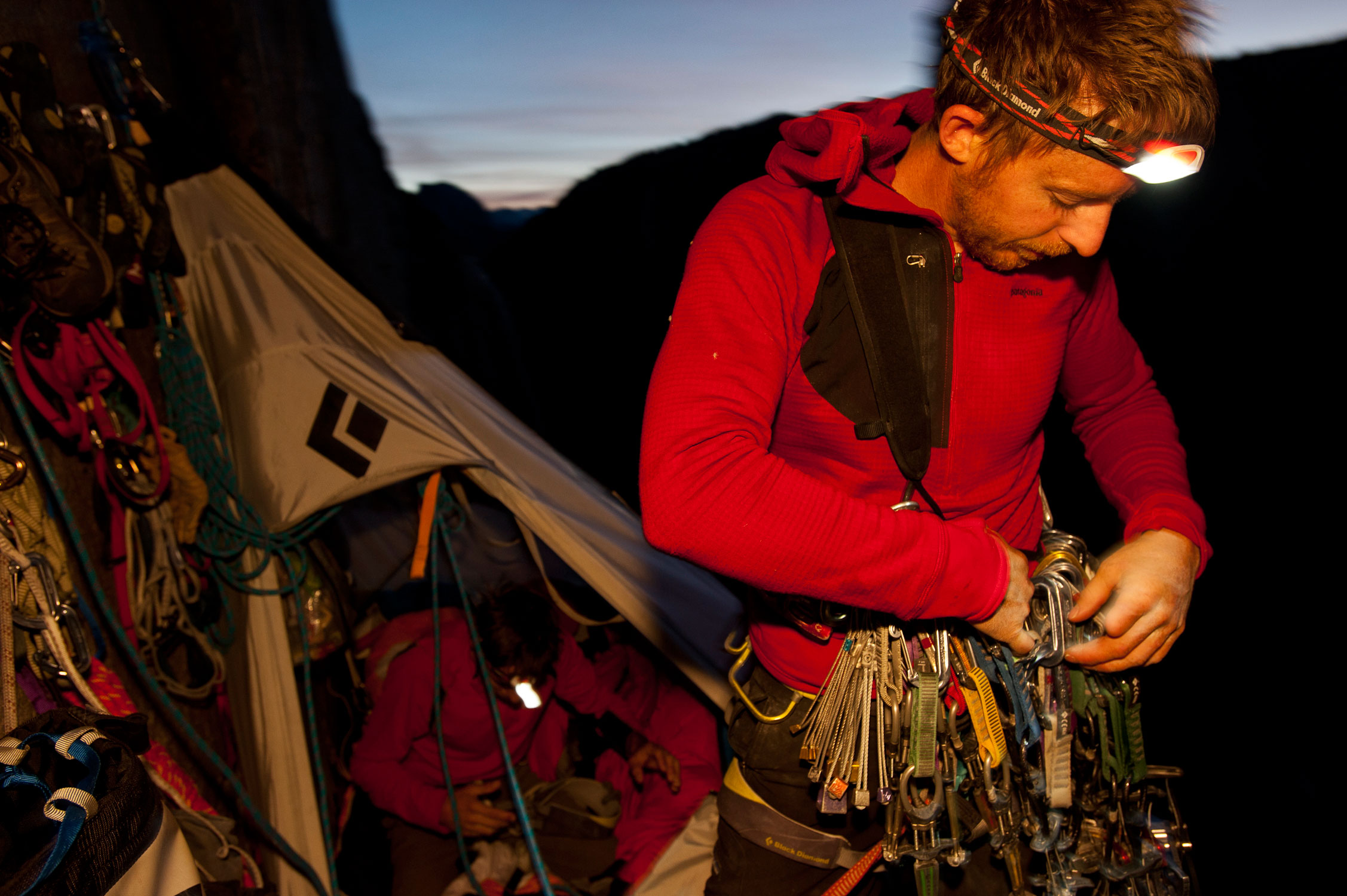 Tommy Caldwell racking up